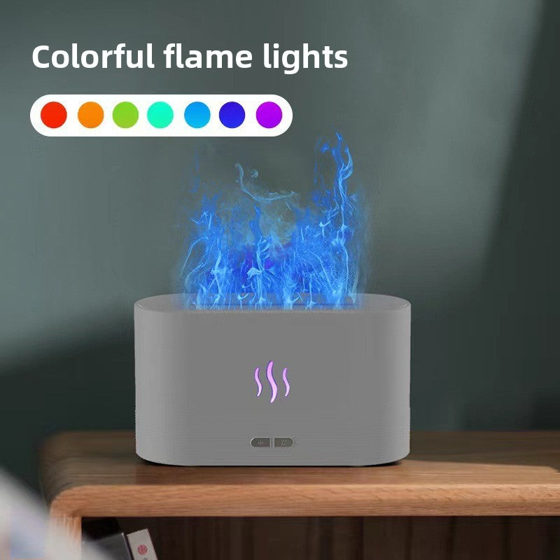 Simulated Flame Aroma Diffuser with Humidifier Function