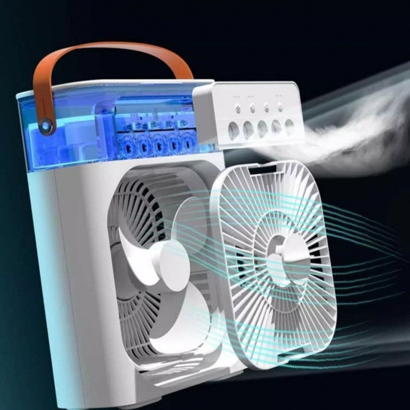 cooling spray fan compact, high-airflow, silent, mini USB-powered cooling fan
