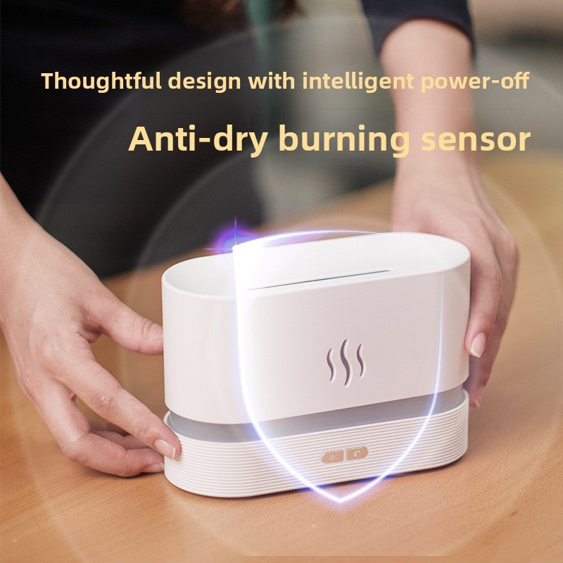 Simulated Flame Aroma Diffuser with Humidifier Function