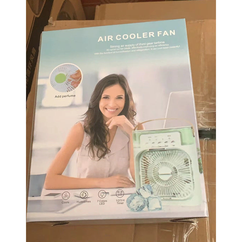 cooling spray fan compact, high-airflow, silent, mini USB-powered cooling fan