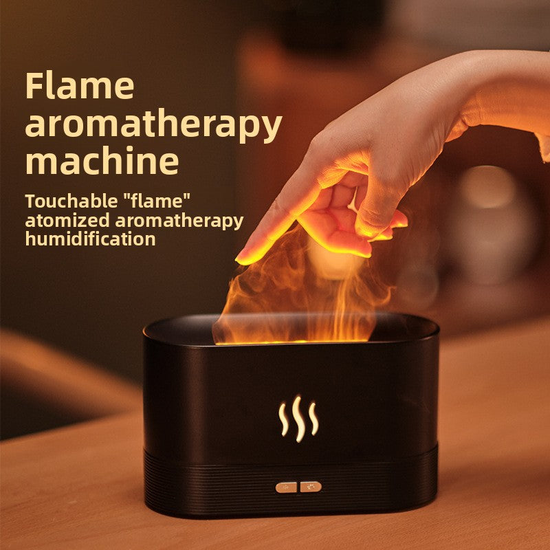 Simulated Flame Aroma Diffuser with Humidifier Function